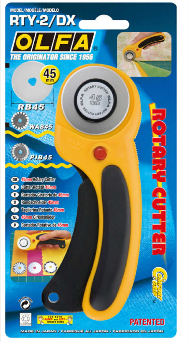 Olfa 45mm Deluxe Rotary Cutter RTY-2/DX